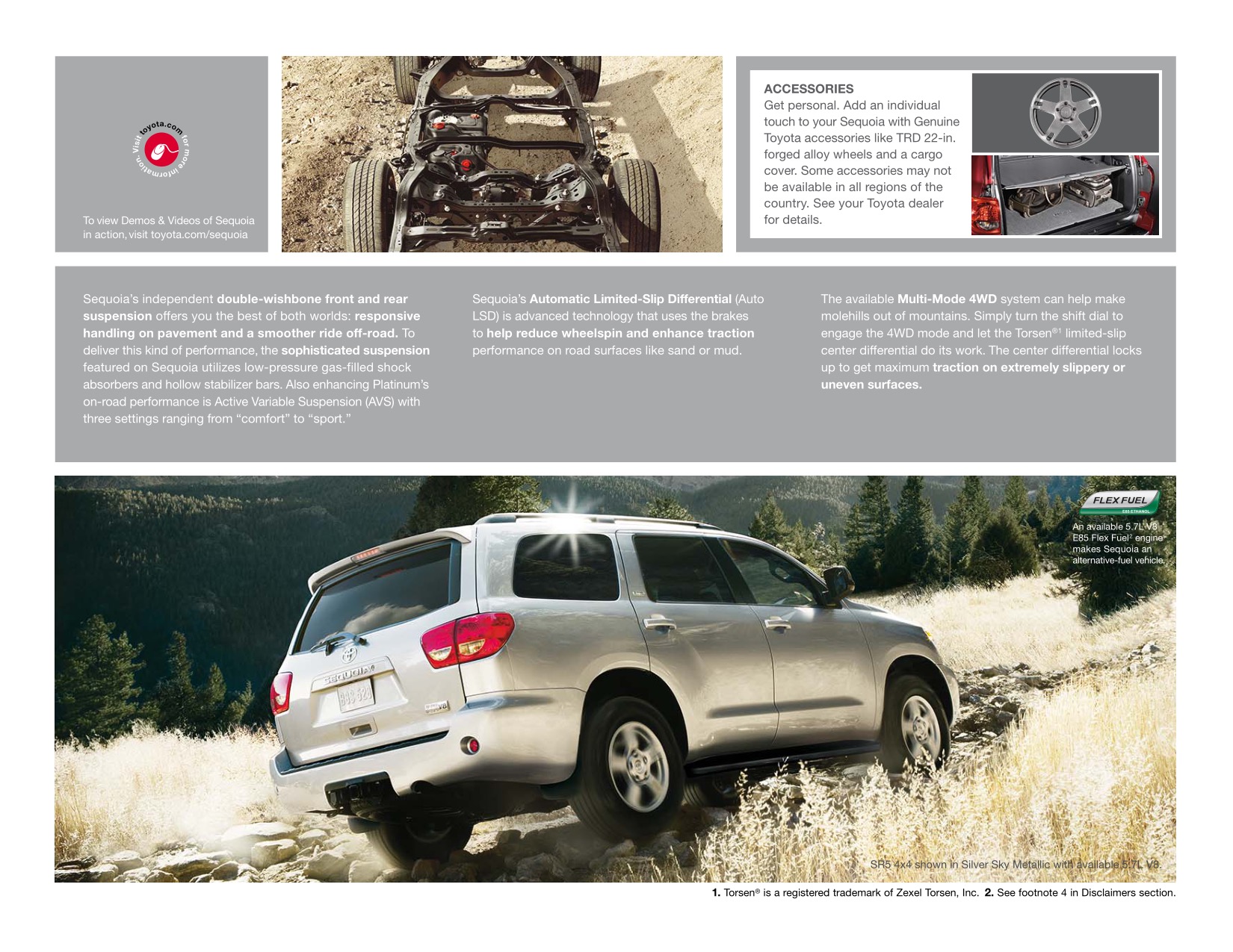 2011 Toyota Sequoia Brochure Page 1